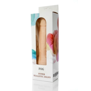 Mięciutki penis cyberskóra przyssawka dildo 19cm