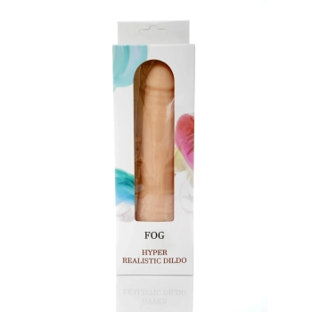 Mięciutki penis cyberskóra przyssawka dildo 19cm