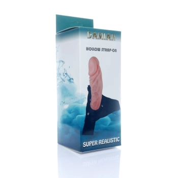 Penis na szelkach sex proteza pusta strapon 16cm