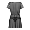 Peniuar Obsessive Alluria ze stringami L/XL