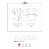 Peniuar Obsessive Alluria ze stringami L/XL