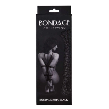 Wiązania-Rope Bondage Collection Black 9м