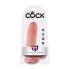 Dildo-cock 7 inch w/ balls flesh