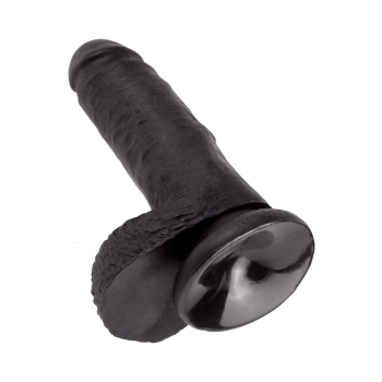 Dildo-cock 7 inch w/ balls black