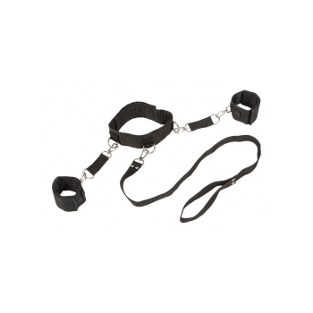 Wiązania-Bondage Collection Collar and Wristbands Plus Size