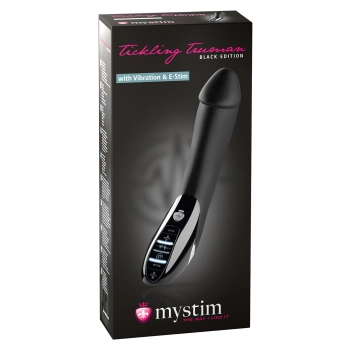 Stymulator-TICKLING TRUMAN ESTIM VIBE BLACK