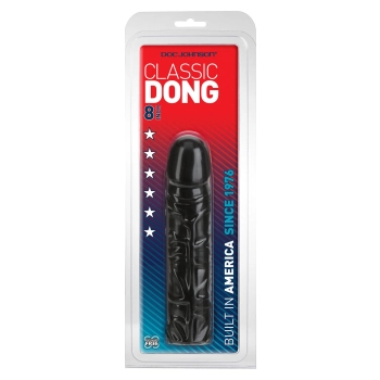 Dildo-classic dong - 8 inch black