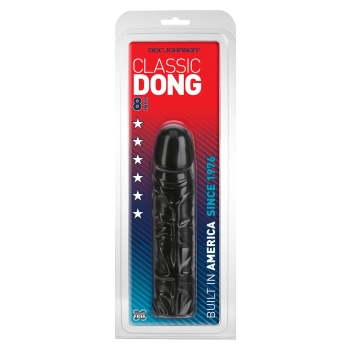 Dildo-classic dong - 8 inch black