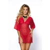 Bielizna-Lorna red chemise L (czerwona halka)