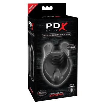 Masturbator-PDX ELITE VIBR SILICONE STIMULATOR