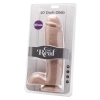 Dildo-cock 10 inch w/ balls flesh vibr.