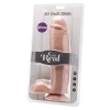 Dildo-cock 10 inch w/ balls flesh vibr.