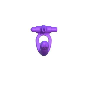 Proteza-SILICONE DOUBLE PENE RABBIT PURPLE