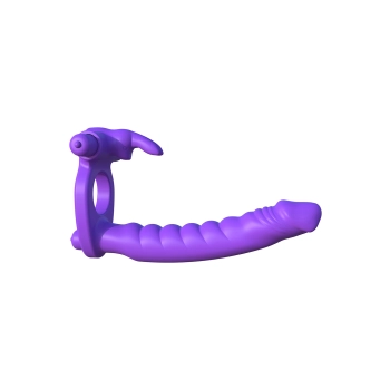 Proteza-SILICONE DOUBLE PENE RABBIT PURPLE