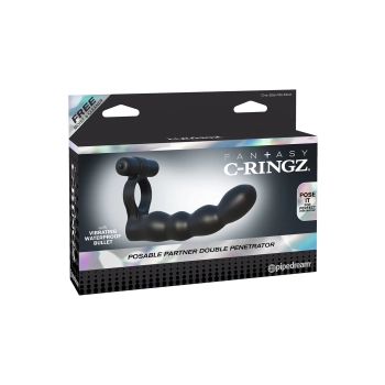 Proteza-PARTNER DOUBLE PENETRATOR BLACK