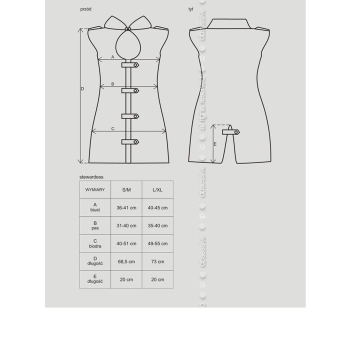 Kostium erotyczny stewardessa sex Stewardess L/XL