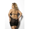 Amysa black chemise L+ (czarna halka)