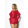 Alecto red chemise XL+ ( czerwona halka )