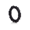 Pierścień-ATLAS SILICONE RING BLACK