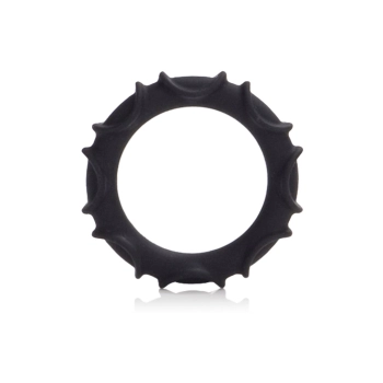 Pierścień-ATLAS SILICONE RING BLACK