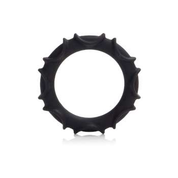 Pierścień-ATLAS SILICONE RING BLACK