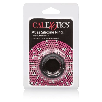 Pierścień-ATLAS SILICONE RING BLACK