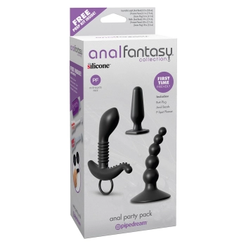 Plug-ANAL PARTY PACK BLACK