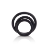 Pierścień-RUBBER RING BLACK SET 3PCS