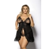 FOLI black chemise L+ ( czarna halka )