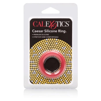 Pierścień-CAESAR SILICONE RINGS RED