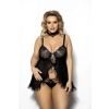 Fripa XL+ (chemise black/halka czarna)