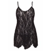 Bielizna-ROSE LACE FLAIR DRESS BLACK PLUS SI