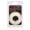 Pierścień-RUBBER RING WHITE SET 3PCS