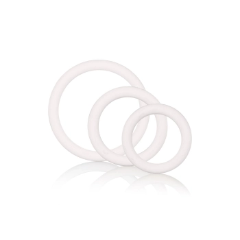 Pierścień-RUBBER RING WHITE SET 3PCS