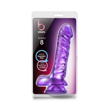 Dildo-b yours basic 8 purple