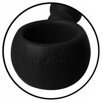 Kulki analne Joyballs Wave długie czarne silikonowe 29 cm