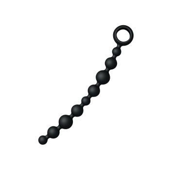 Kulki analne Joyballs Wave długie czarne silikonowe 29 cm