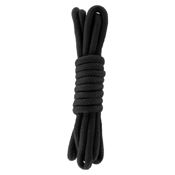 Wiązania-BONDAGE ROPE 3 METER BLACK