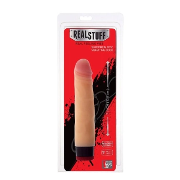 Miękki w dotyku wibrator realistyczny penis 18cm