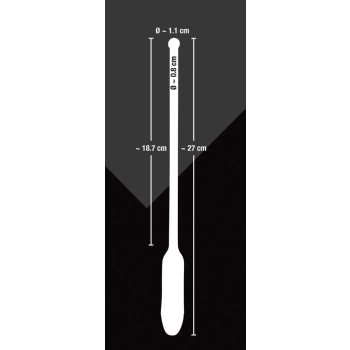 Silikonowa sonda do cewki dilator wibracje 27cm