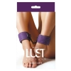 Kajdanki-LUST BONDAGE ANKLE CUFFS PURPLE