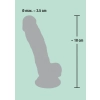 Replika penisa dildo członek realistyczny sex 18cm