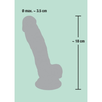 Replika penisa dildo członek realistyczny sex 18cm