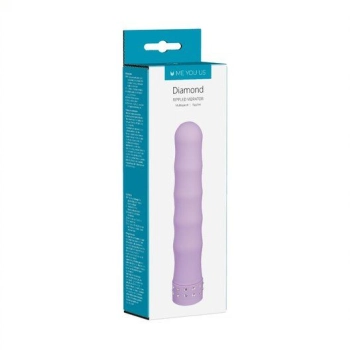 Wibrator- Me You Us Diamond Silk Gyrator Vibrator Violet