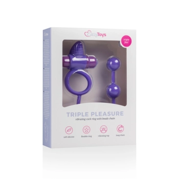 Pierścień-Triple Pleasure Purple