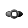 Plug-OPEN WIDE TUNNEL PLUG BLACK