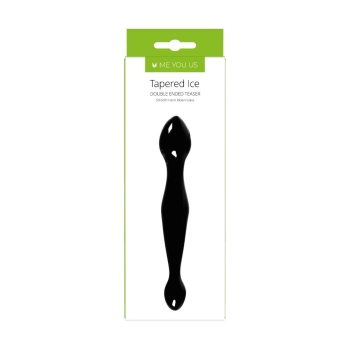 Dildo- Me You Us Tapered Ice Dual Teaser Black