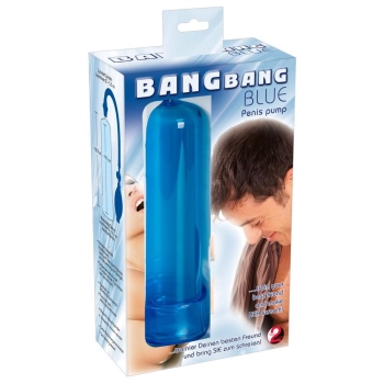 Pompka próżniowa Bang Bang niebieska 20 cm