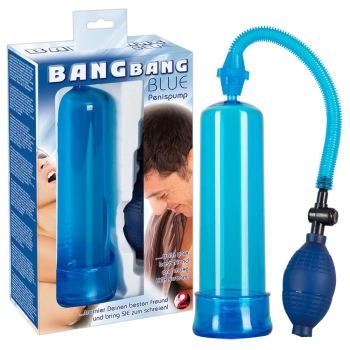 Pompka próżniowa Bang Bang niebieska 20 cm