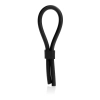 Pierścień-SILICONE STUD LASSO BLACK